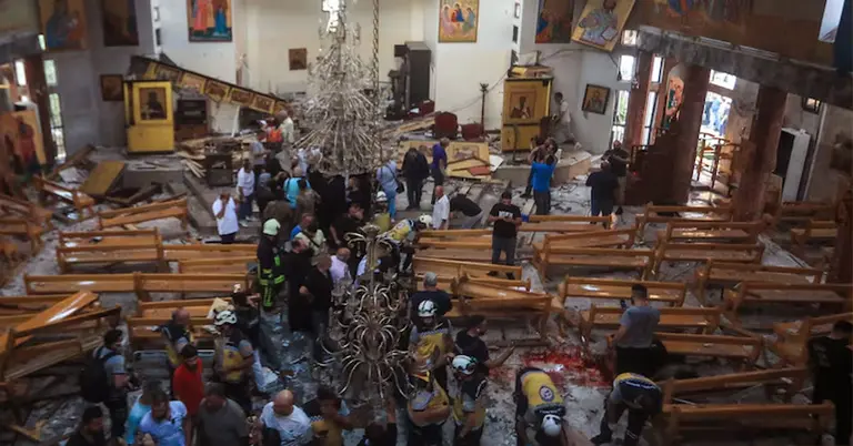 সিরিয়ার গির্জায় আত্মঘাতী বোমা হামলা, নিহত ২৫